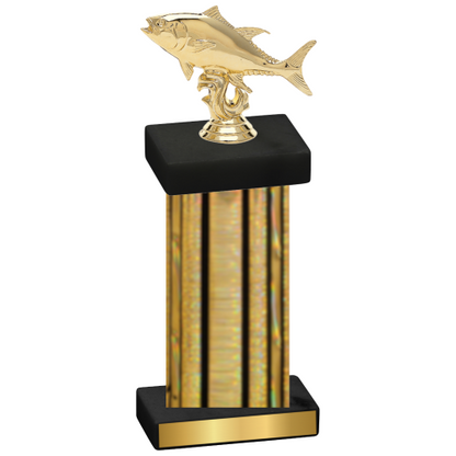 Single Gold Glacier Fishing Trophy