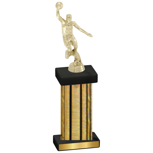 Single Gold Glacier Basketball Trophy