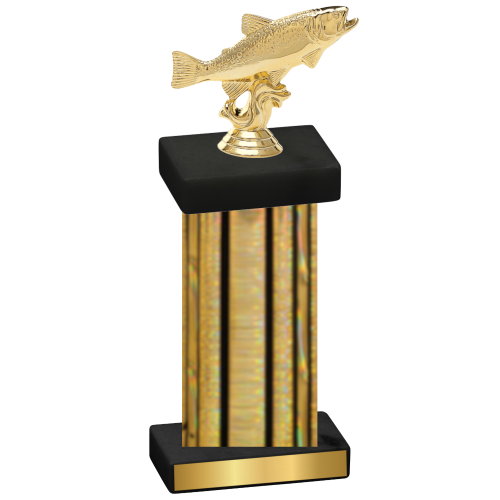 Single Gold Glacier Fishing Trophy