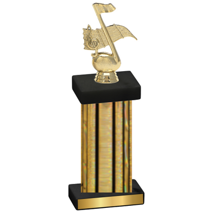 Single Gold Glacier Music Trophy