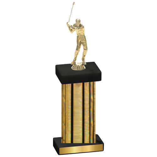 Single Gold Glacier Golf Trophy