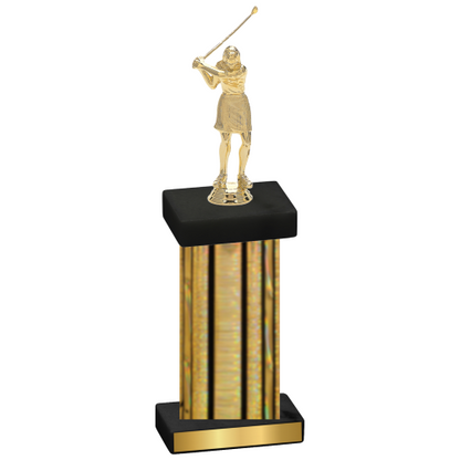 Single Gold Glacier Golf Trophy