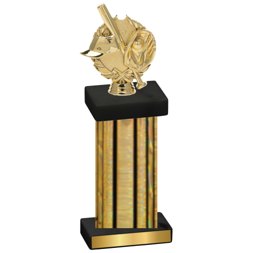 Single Gold Glacier Baseball Trophy