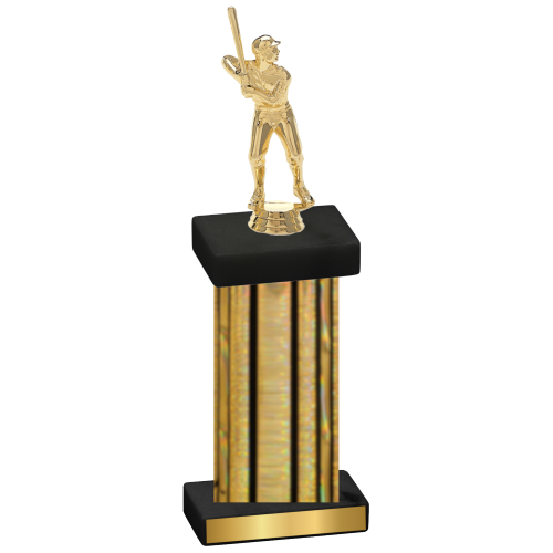 Single Gold Glacier Baseball Trophy