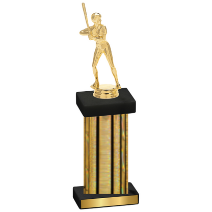 Single Gold Glacier Softball Trophy