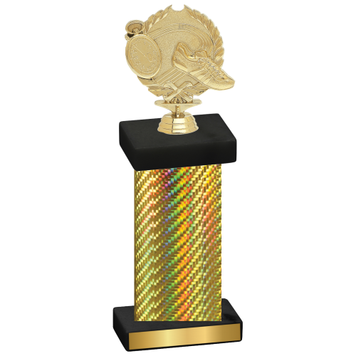 Single Gold Carbon Fiber Running Trophy