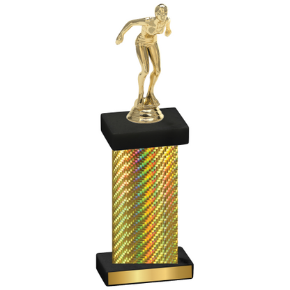 Single Gold Carbon Fiber Tennis Trophy