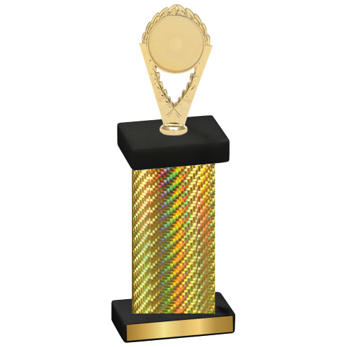 Single Gold Carbon Fiber Insert Trophy