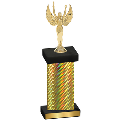 Single Gold Carbon Fiber Victory Trophy