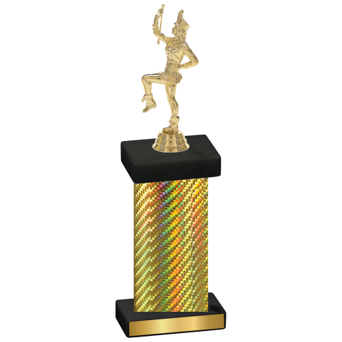 Single Gold Carbon Fiber Majorette Trophy