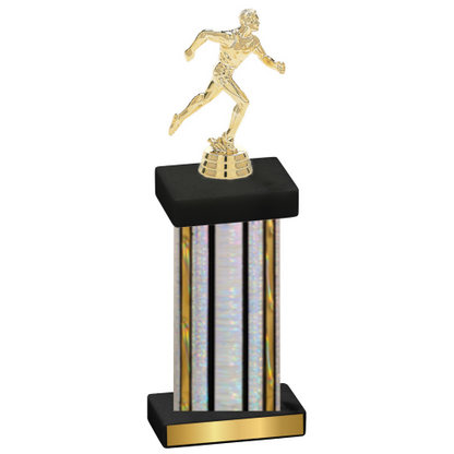 Single Silver Glacier Running Trophy