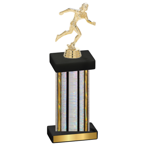 Single Silver Glacier Running Trophy