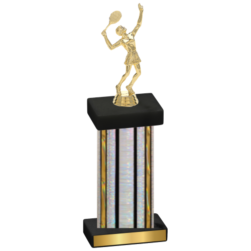 Single Silver Glacier Tennis Trophy