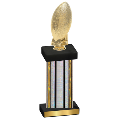 Single Silver Glacier Football Trophy