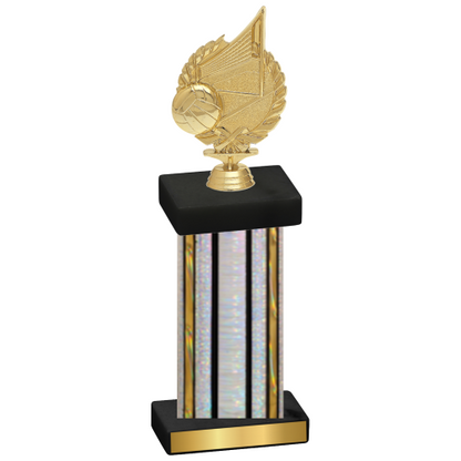 Single Silver Glacier Volleyball Trophy