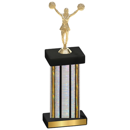 Single Silver Glacier Cheerleading Trophy