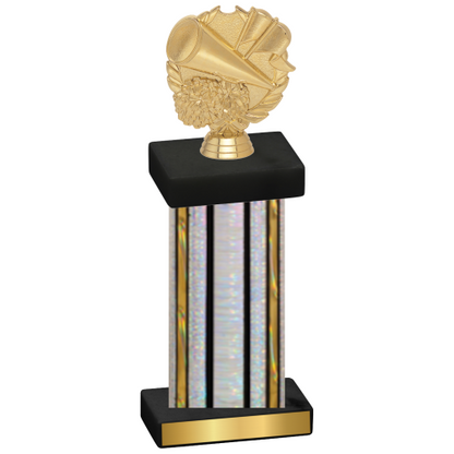 Single Silver Glacier Cheerleading Trophy