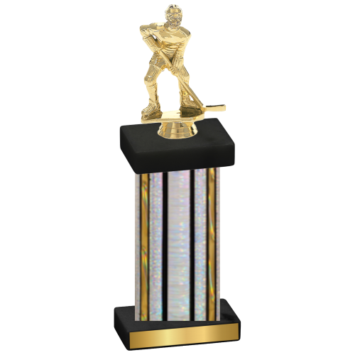 Single Silver Glacier Hockey Trophy