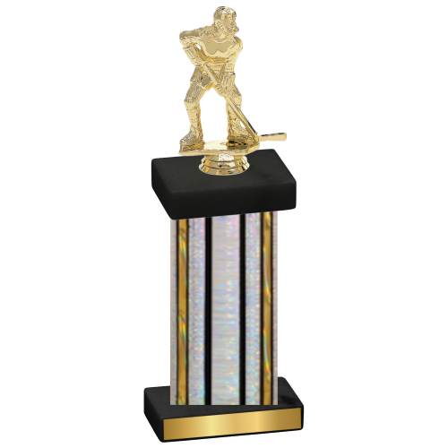 Single Silver Glacier Hockey Trophy