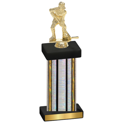 Single Silver Glacier Hockey Trophy