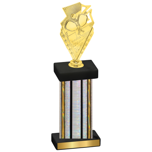 Single Silver Glacier Pickleball Trophy