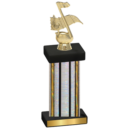 Single Silver Glacier Music Trophy