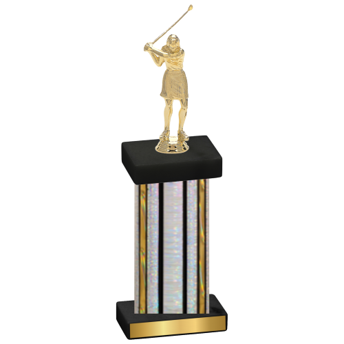 Single Silver Glacier Golf Trophy