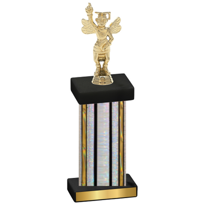 Single Silver Glacier Academics Trophy