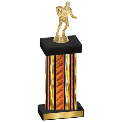 Single Orange Glacier Rugby Trophy