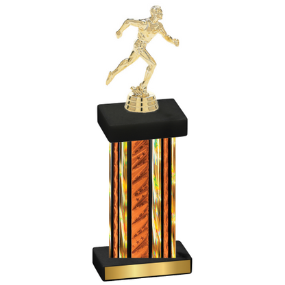 Single Orange Glacier Running Trophy