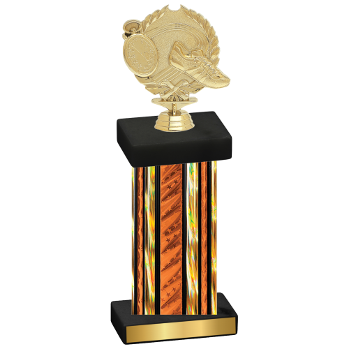 Single Orange Glacier Running Trophy