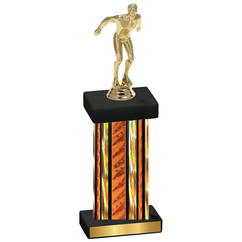 Single Orange Glacier Swimming Trophy