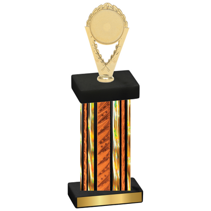 Single Orange Glacier Insert Trophy