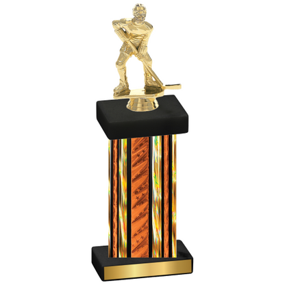 Single Orange Glacier Hockey Trophy