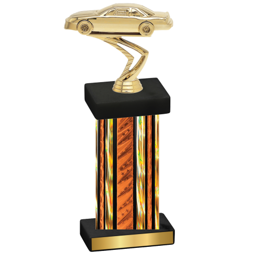 Single Orange Glacier Cars Trophy