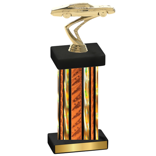 Single Orange Glacier Cars Trophy