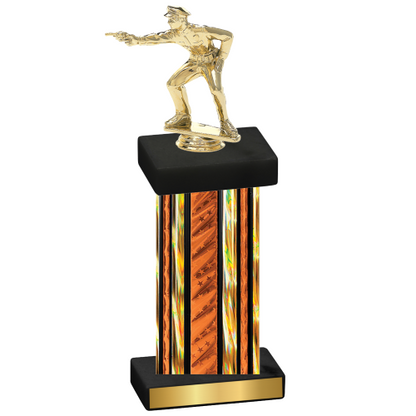 Single Orange Glacier Shooter Trophy