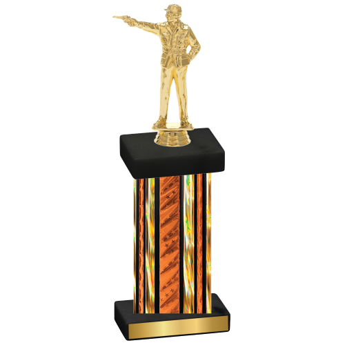 Single Orange Glacier Shooter Trophy