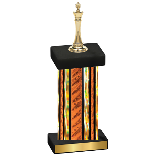 Single Orange Glacier Chess Trophy