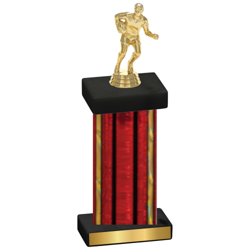 Single Red Glacier Rugby Trophy