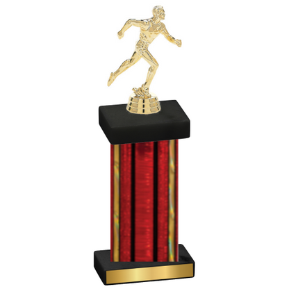 Single Red Glacier Running Trophy