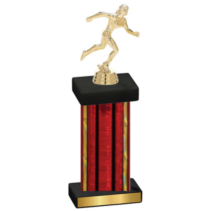 Single Red Glacier Running Trophy