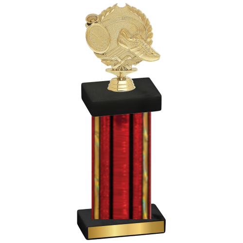 Single Red Glacier Running Trophy