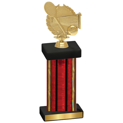 Single Red Glacier Tennis Trophy