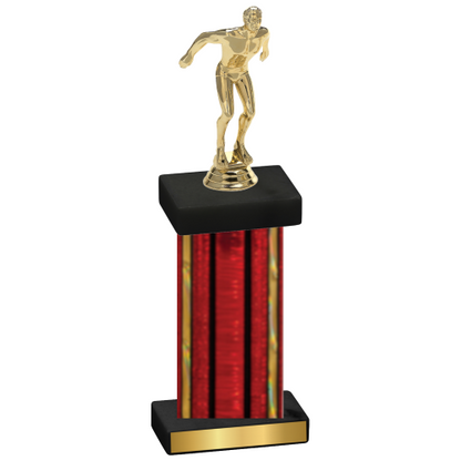 Single Red Glacier Swimming Trophy