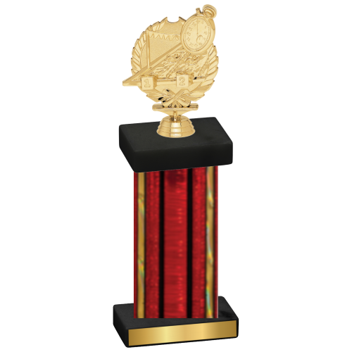 Single Red Glacier Swimming Trophy