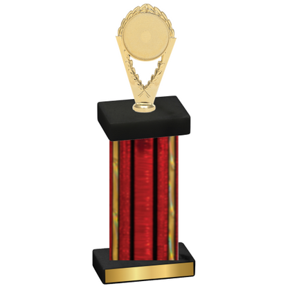 Single Red Glacier Insert Trophy