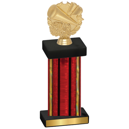 Single Red Glacier Cheerleading Trophy