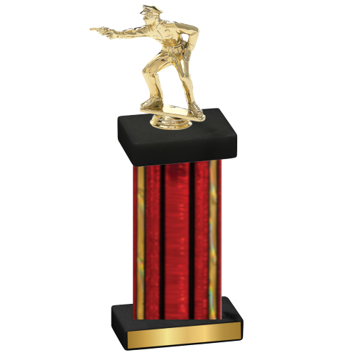 Single Red Glacier Shooter Trophy