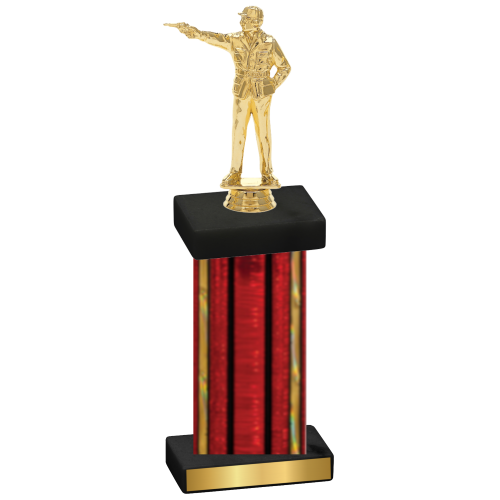 Single Red Glacier Shooter Trophy